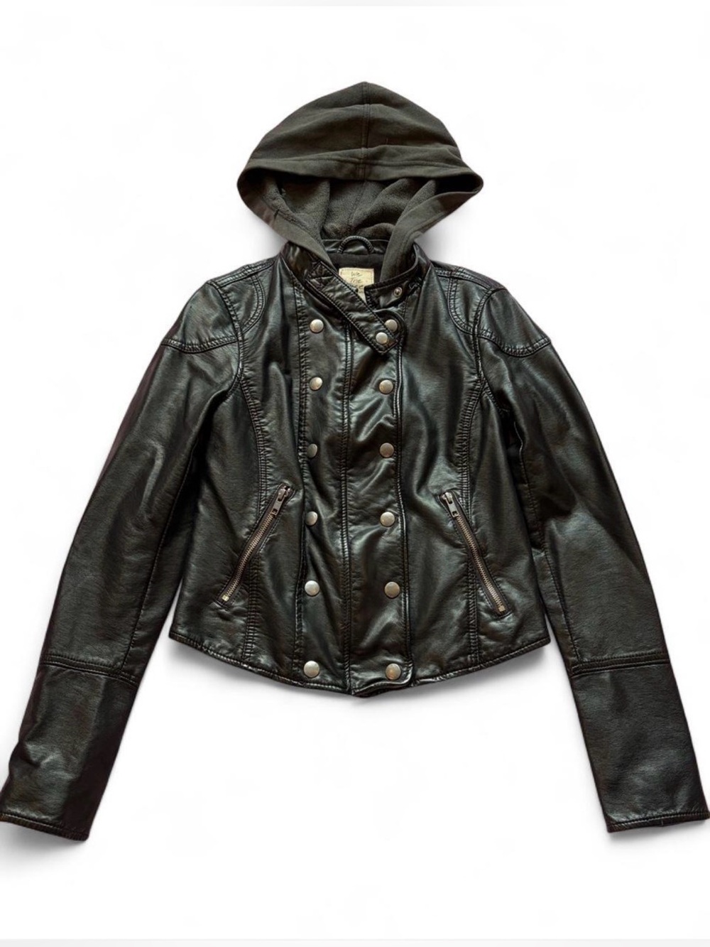 vintage we the free leather jacket